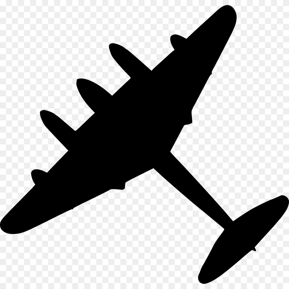 Jet Fighter Clipart Bomber, Gray Png Image