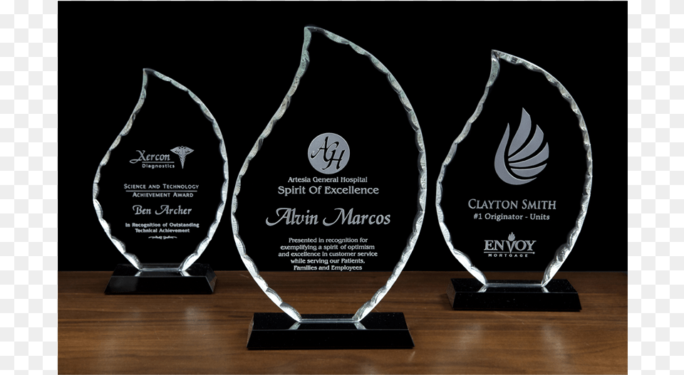 Jet Glass Corona Flame Jet Glass Corona Flame Award 6 12quotx10 12quotx2quot, Trophy, Plaque, Smoke Pipe Free Png Download