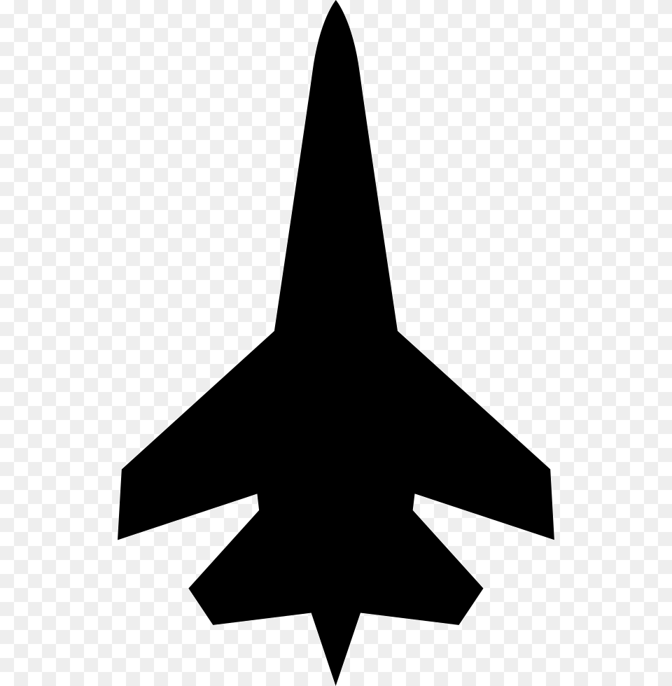 Jet Plane Silhouette, Rocket, Weapon, Symbol, Star Symbol Png