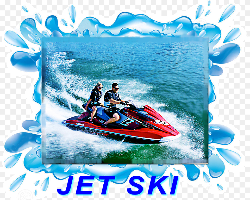 Jet Ski Benidorm Water Splash Clipart Background, Water Sports, Boat, Vehicle, Leisure Activities Free Png Download