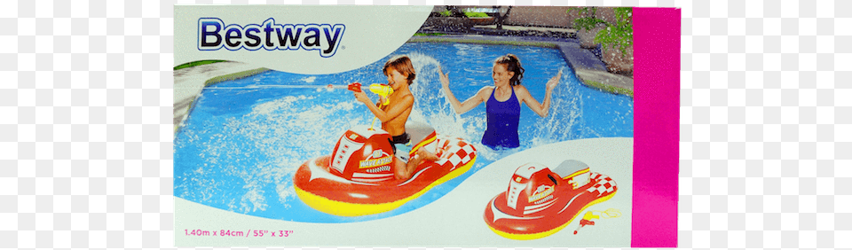 Jet Ski Rider Float Water Gun Bestway 55quotx33quot Wave Attack Rider, Child, Female, Girl, Person Free Png