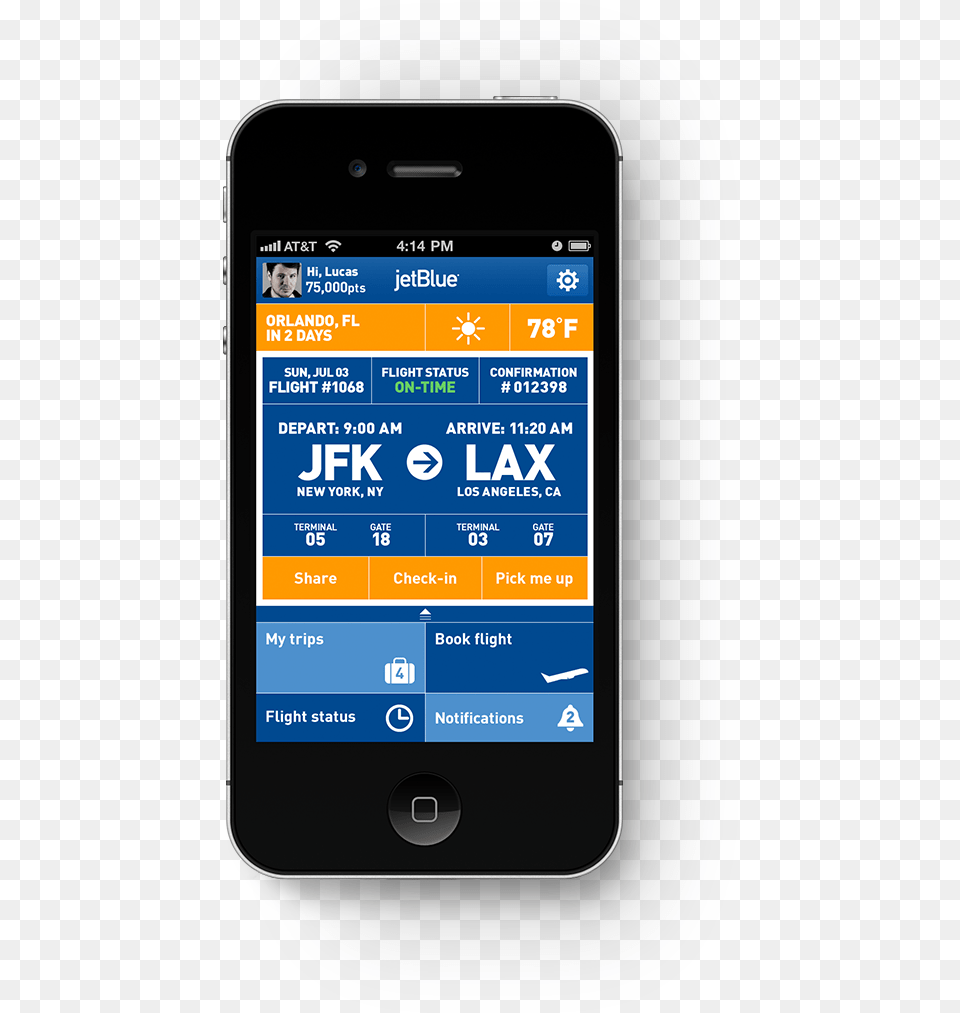 Jetblue Smartphone, Electronics, Mobile Phone, Phone, Person Png Image