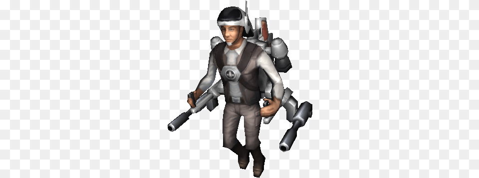 Jetpack Trooper, Adult, Male, Man, Person Png Image