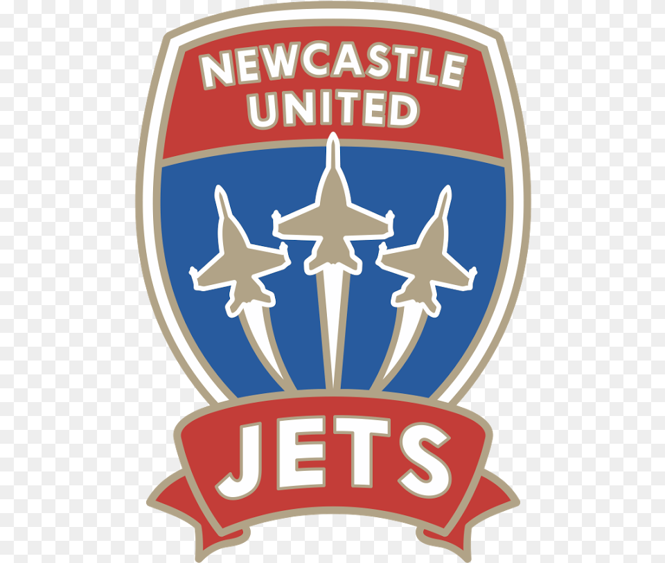 Jets Newcastle, Badge, Logo, Symbol, Emblem Free Png