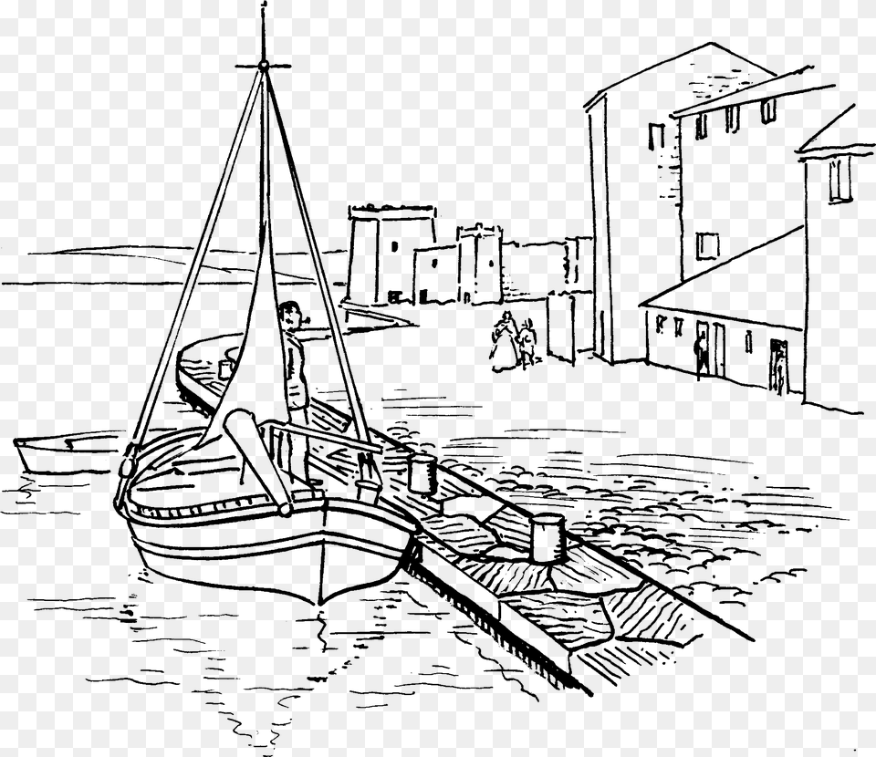 Jetty Clipart Black And White, Lighting Png Image