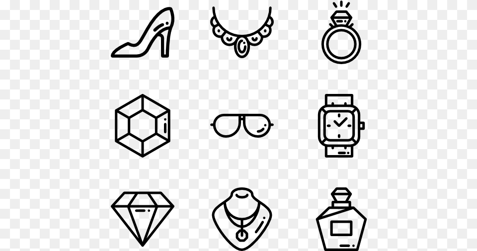 Jewel Clipart Joyas Icon Jewels, Gray Png Image