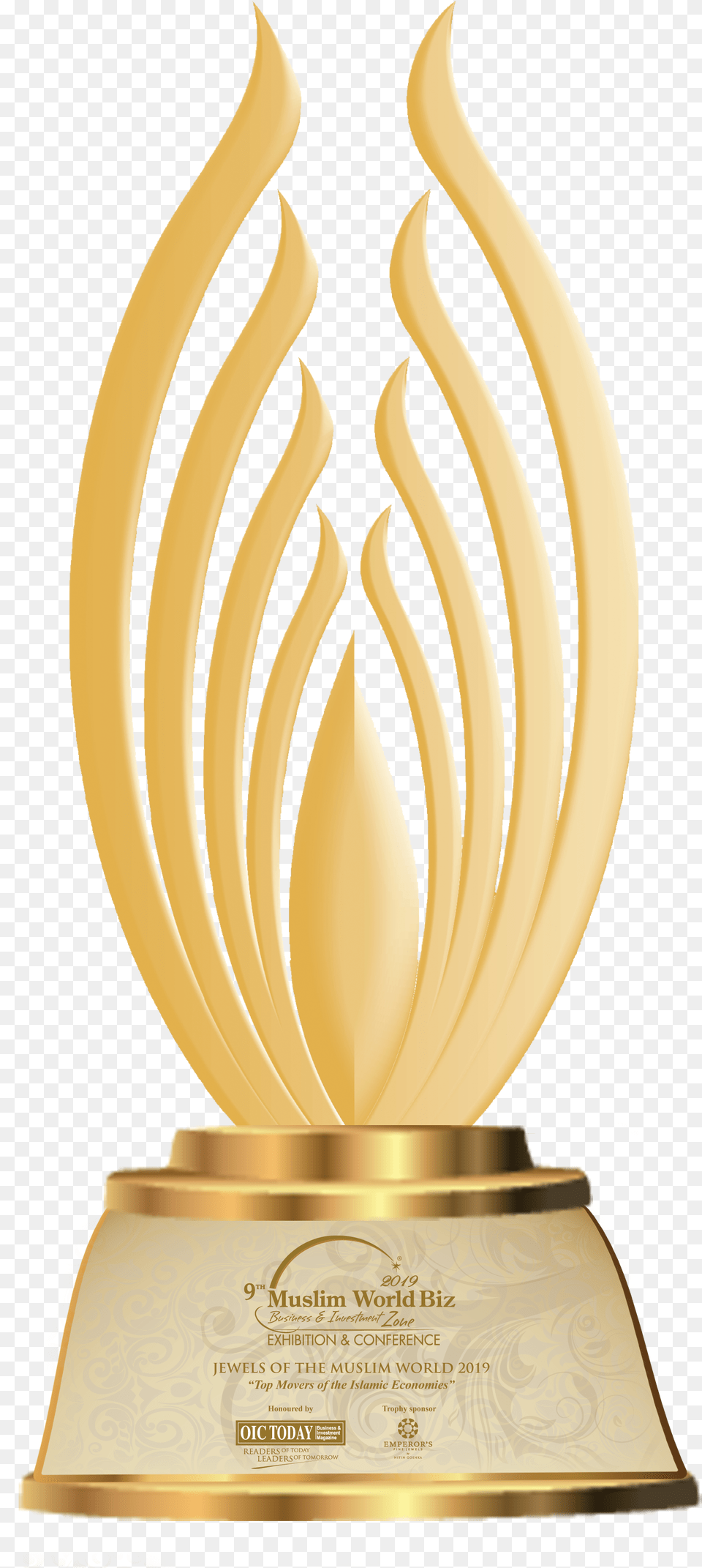 Jewel Trophy, Gold Png