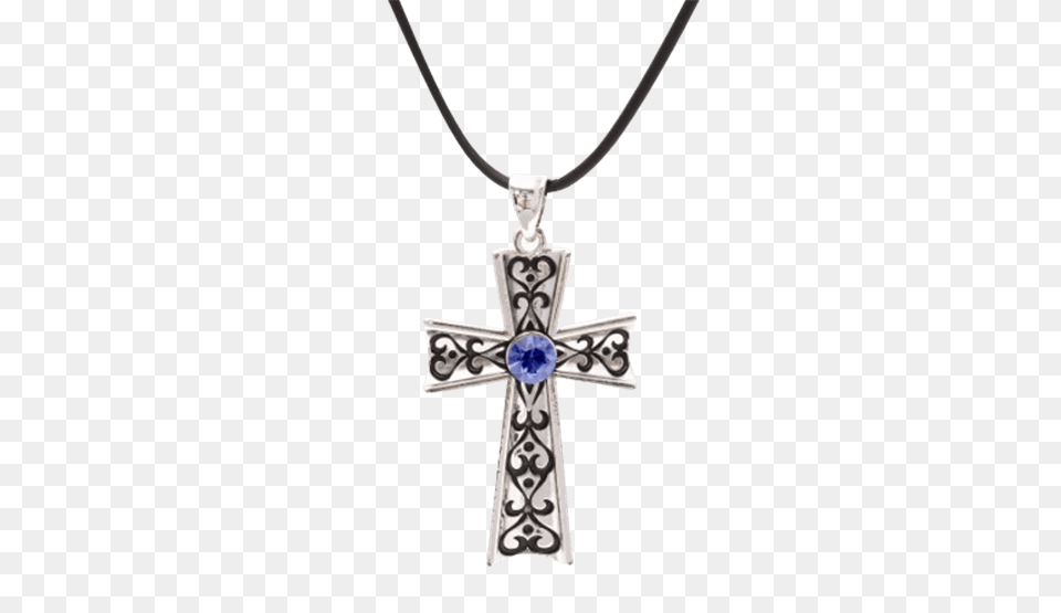 Jeweled Cross Necklace, Accessories, Pendant, Jewelry, Symbol Free Png Download
