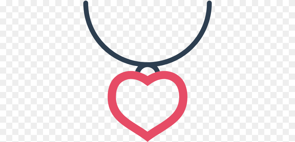 Jewelery Love Necklace Valentine Valentines Day Icon Logo, Accessories, Jewelry, Pendant, Smoke Pipe Free Transparent Png