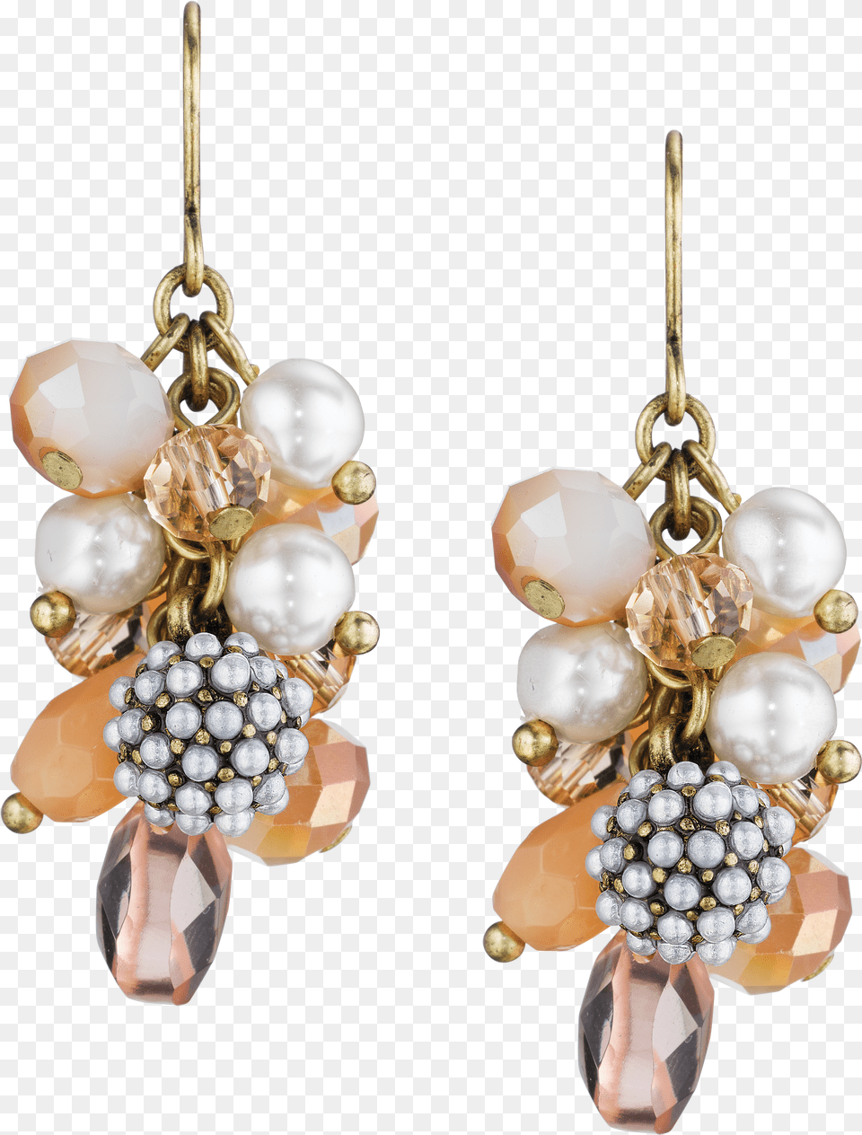 Jewelry Box Must Haves In Subtle Hues Of Peach Pearl Earrings Free Png