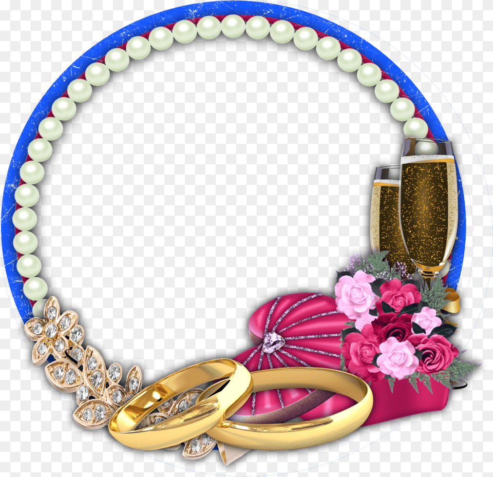Jewelry Clip Bracelet Wedding Photo Frame, Accessories, Flower, Flower Arrangement, Necklace Free Png Download