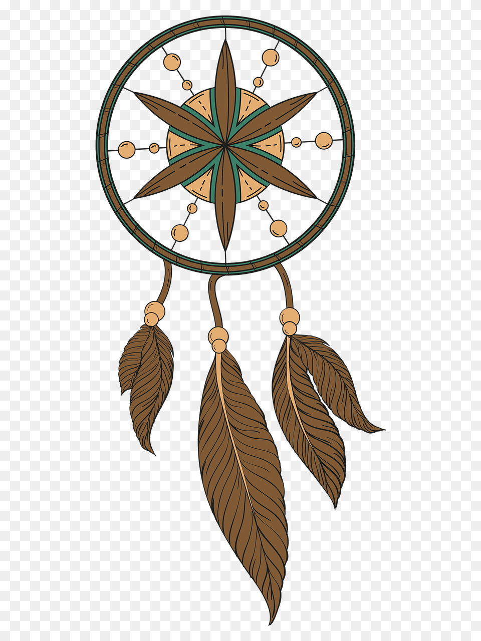 Jewelry Dream Catcher Dream Feather Indian Indians, Leaf, Plant Free Transparent Png