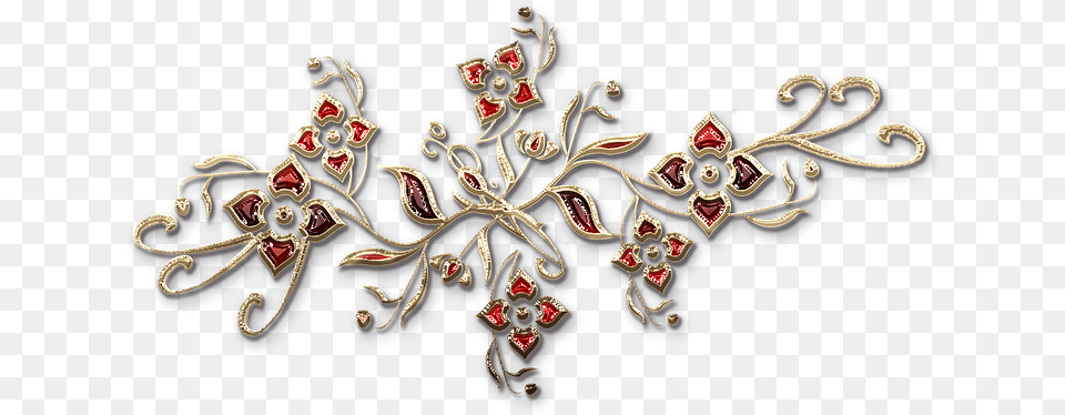 Jewelry Gems Golden Design Wedding Metal Shine Brooch, Accessories, Earring, Pattern Free Png Download