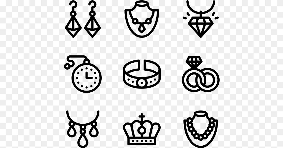 Jewelry Surf Icons, Gray Free Png