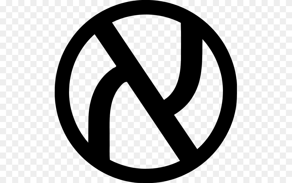 Jewish Anarchist Symbol, Gray Png Image