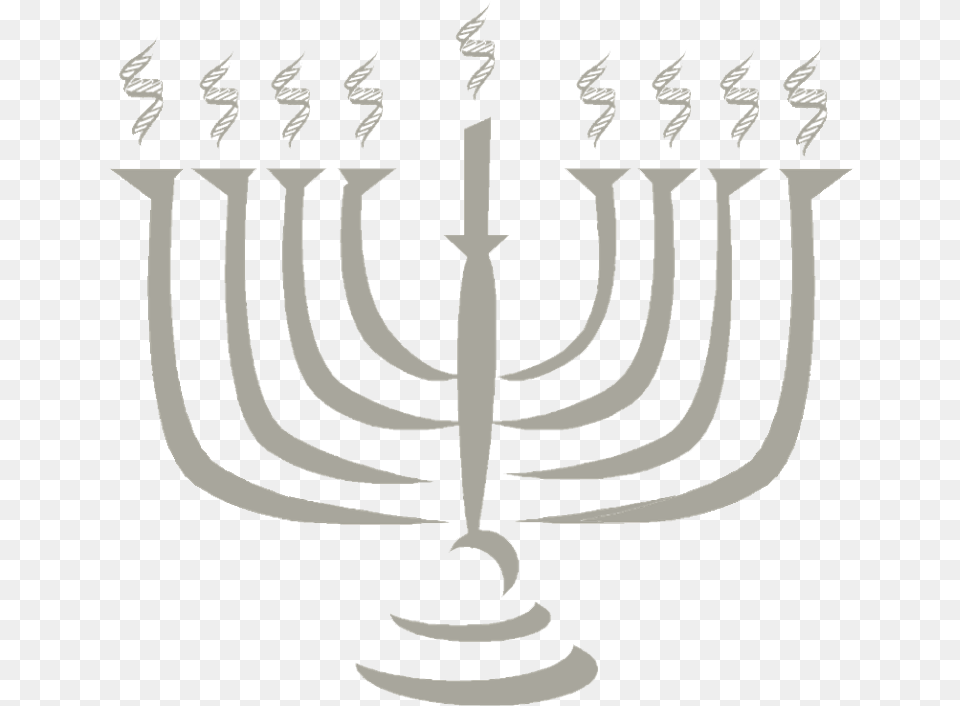 Jewish Genetics The Gene Scene With Arms Hanukkah, Candle, Festival, Hanukkah Menorah Png