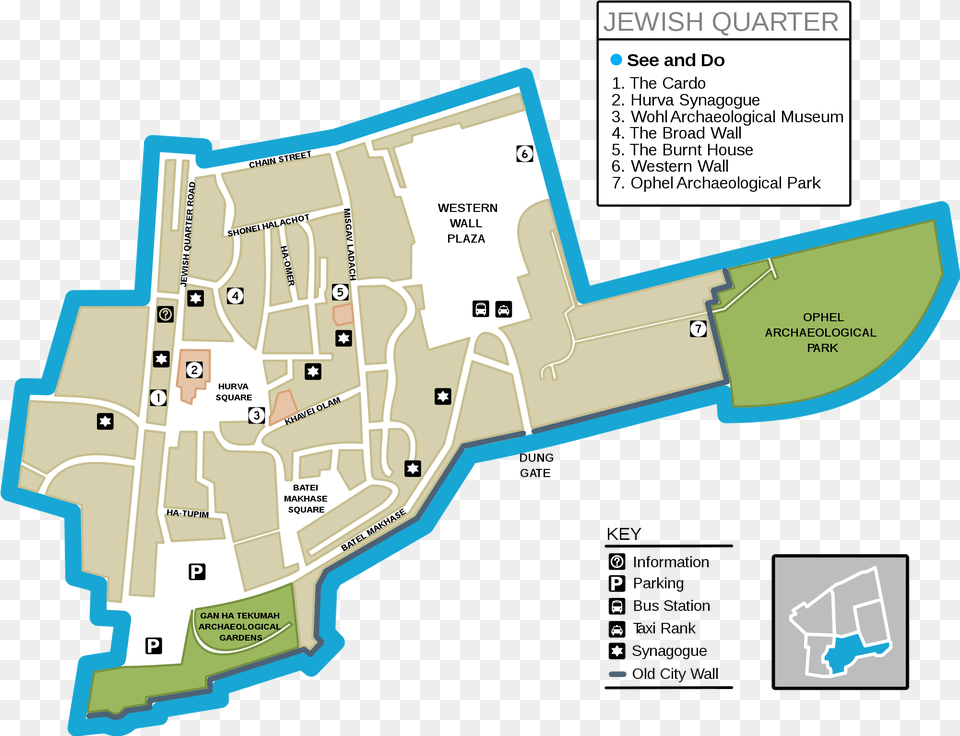 Jewish Quarter Old City Jerusalem Map, Chart, Plot, Neighborhood, Diagram Png