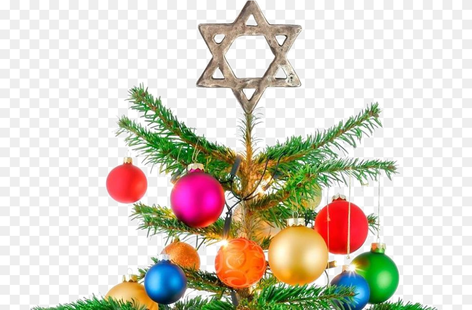 Jewish Star Christmas Tree Topper Christmas Shabbat, Plant, Christmas Decorations, Festival, Balloon Free Transparent Png