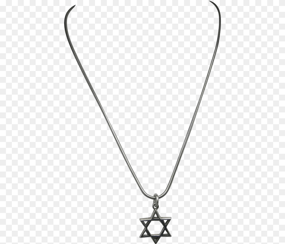 Jewish Star Necklace Transparent Background, Accessories, Jewelry, Pendant Png Image