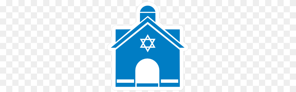 Jewish Temple With Star Of David Sticker, Dog House, Gas Pump, Machine, Pump Png Image