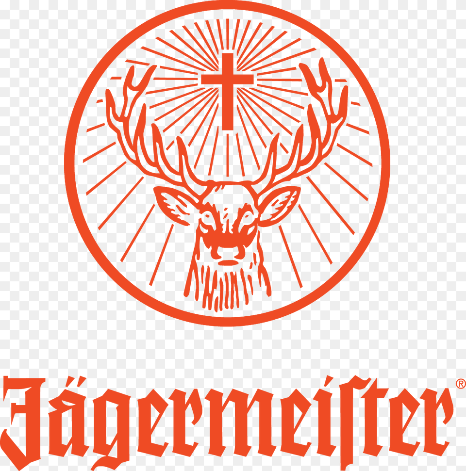 Jgermeister The Most Popular Alcoholic Beverage Germany Jagermeister Logo, Animal, Deer, Emblem, Mammal Free Png