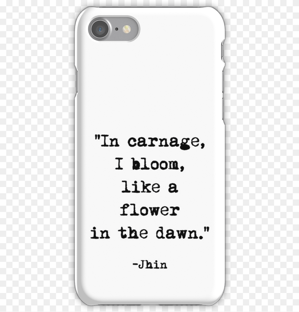 Jhin Quote Iphone 7 Snap Case Mobile Phone Case, Electronics, Mobile Phone Free Png Download