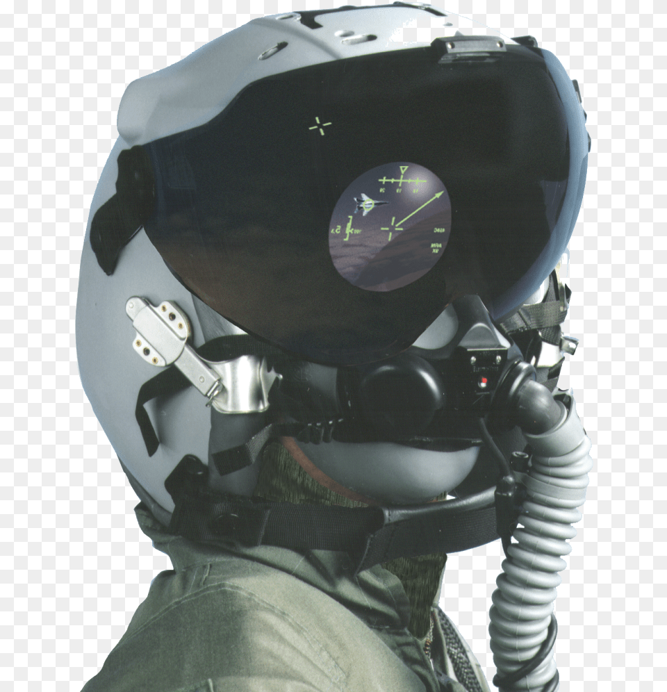 Jhmcs Attached To Helmet Rafale Helmet Mounted Display, Crash Helmet Free Transparent Png