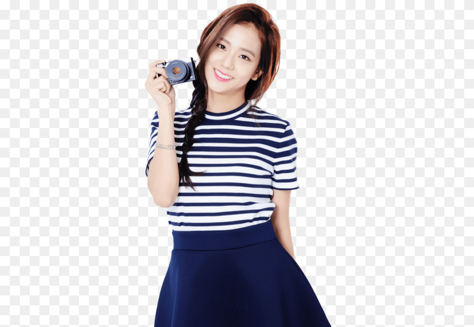 Ji Yeon Kang 5 Kim Jisoo Black Pink, Person, Clothing, Face, Sleeve Png