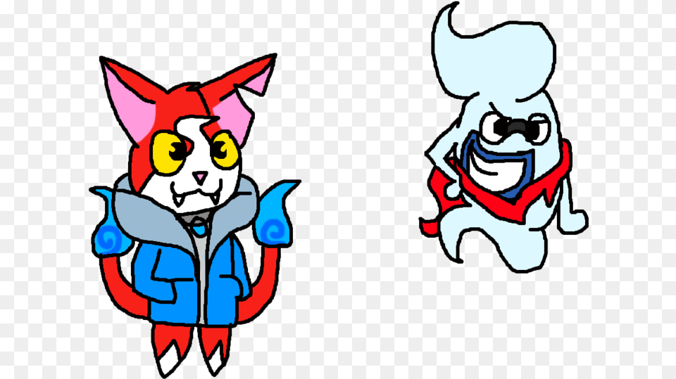 Jibanyan Sans And Whisper Papyrus, Baby, Person, Face, Head Png