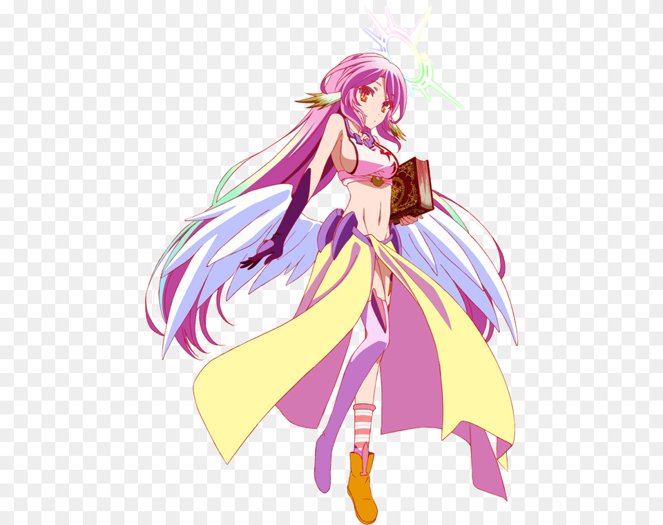 Jibril No Game No Life Jibril, Book, Comics, Publication, Adult Png Image