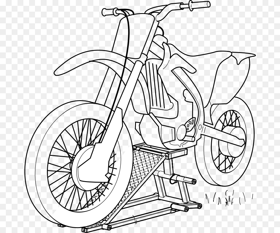 Jicjac Motorcycle Lift, Cutlery, Stencil, Smoke Pipe, Fork Free Transparent Png