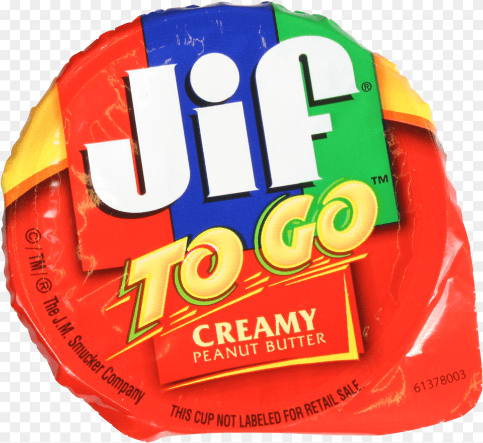 Jif Creamy Peanut Butter To Go Snack, Food, Sweets, Gum Free Png