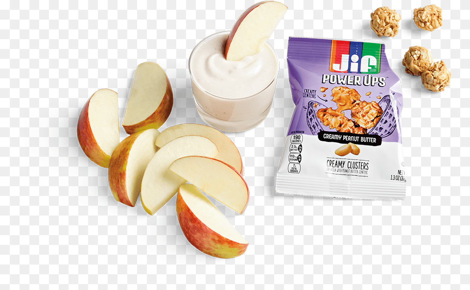 Jif Power Ups Junk Food, Apple, Fruit, Plant, Produce Free Transparent Png