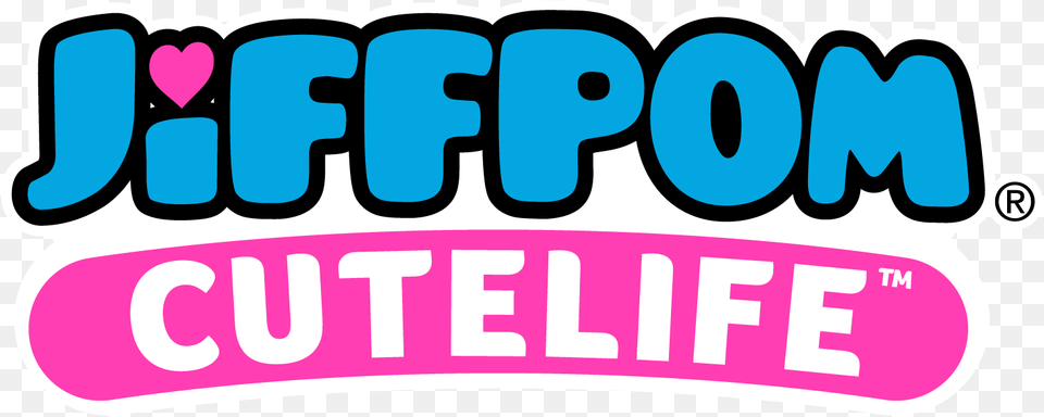 Jiffpom Cute Life, Sticker, Logo, Text, Accessories Png Image