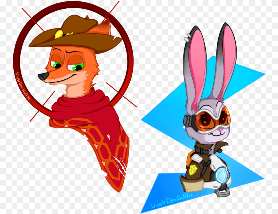 Jigg Le Demluaffles Overwatch Lt Zootopia X Overwatch, Book, Comics, Publication, Baby Free Transparent Png