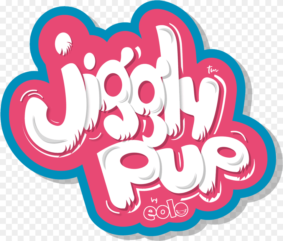 Jiggly Pup Archives Jiggly Pup Logo, Sticker, Art, Graphics, Text Png