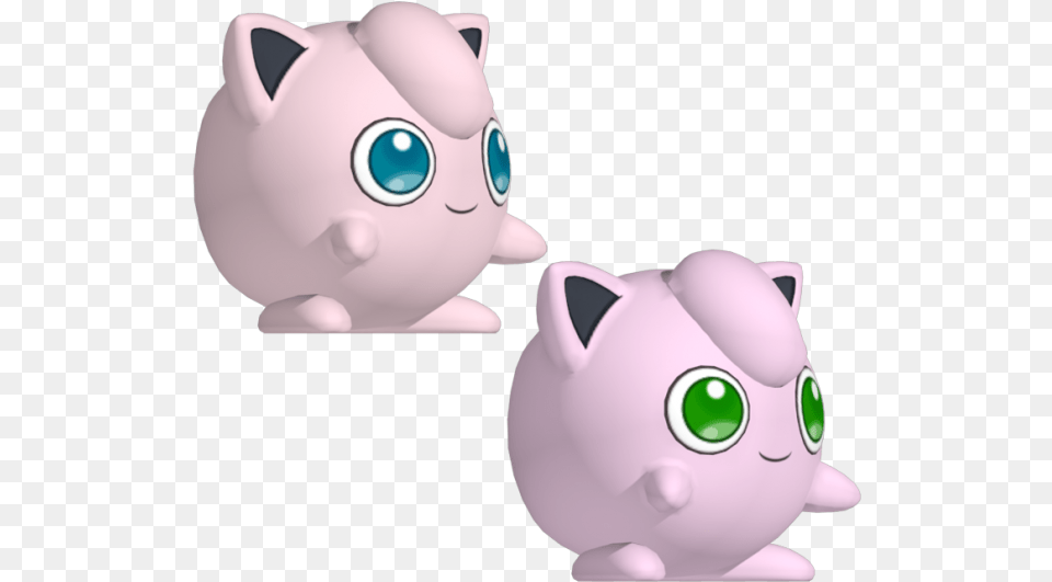 Jigglypuff 3d Model Free, Piggy Bank Png Image