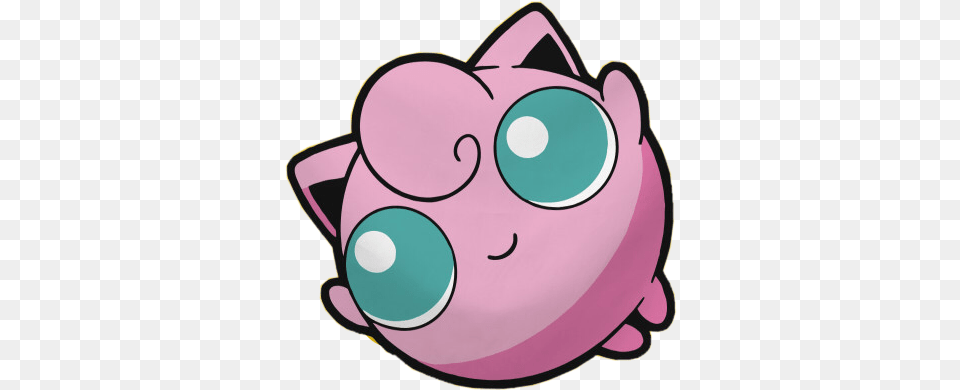 Jigglypuff Cute Balloon Pokemon Sticker Happy, Piggy Bank Free Transparent Png