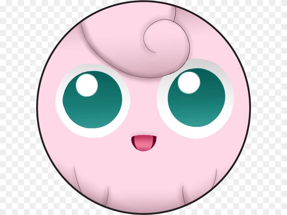 Jigglypuff Face, Disk Free Png Download