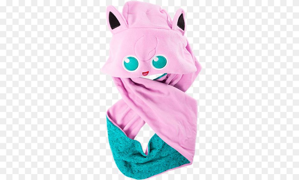 Jigglypuff Hat Scarf Eb Games, Clothing, Fleece, Diaper Free Transparent Png
