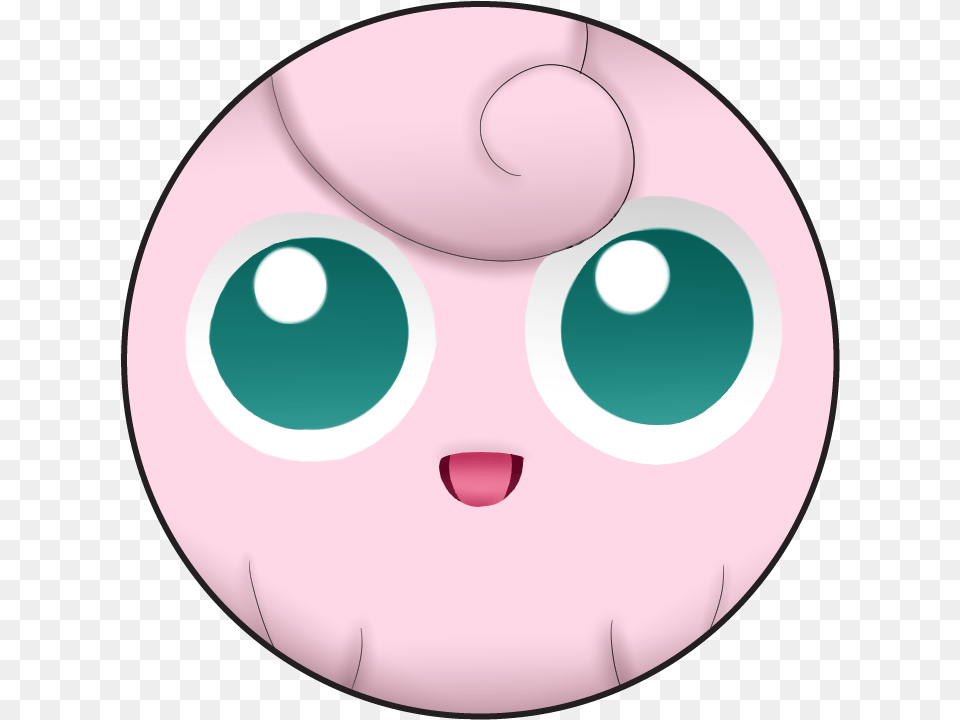 Jigglypuff Jigglypuff Face, Disk Free Png Download