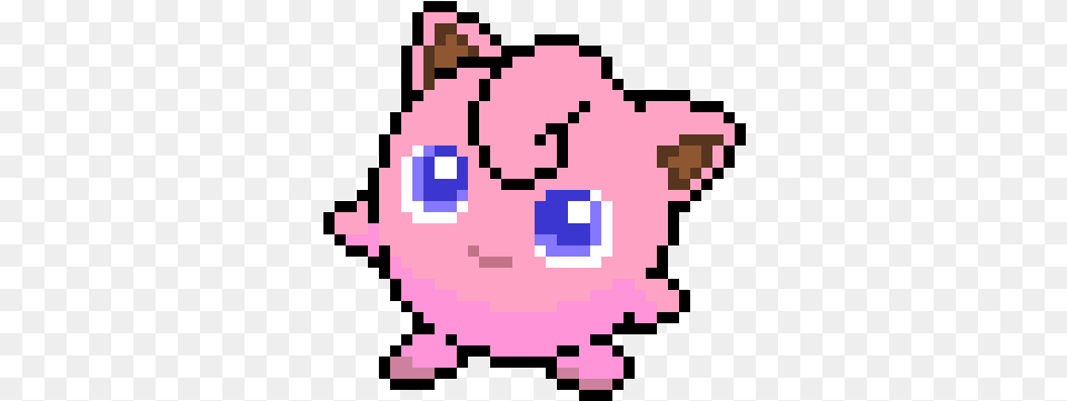Jigglypuff Pixel Jigglypuff Animal Crossing Design, Piggy Bank Free Png