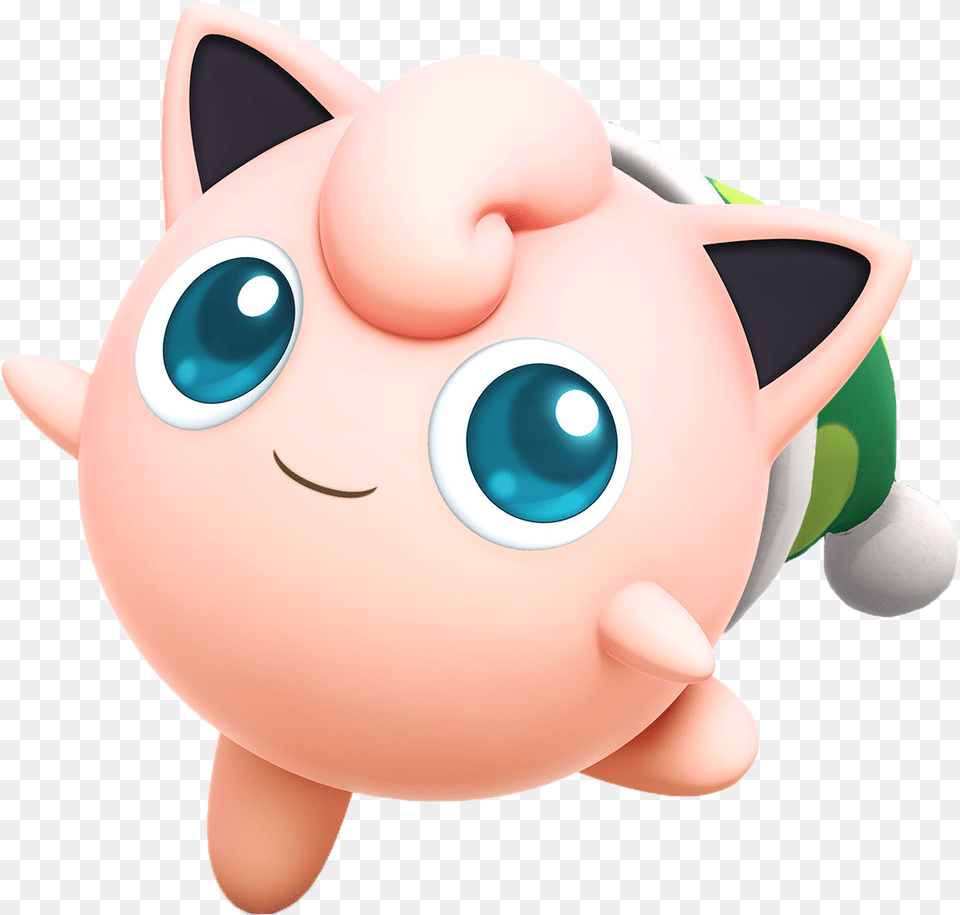 Jigglypuff Super Smash Bros, Toy, Piggy Bank Png