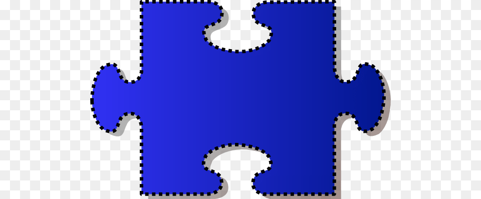 Jigsaw Blue Puzzle Piece Cutout Clip Art, Game, Jigsaw Puzzle Free Png Download