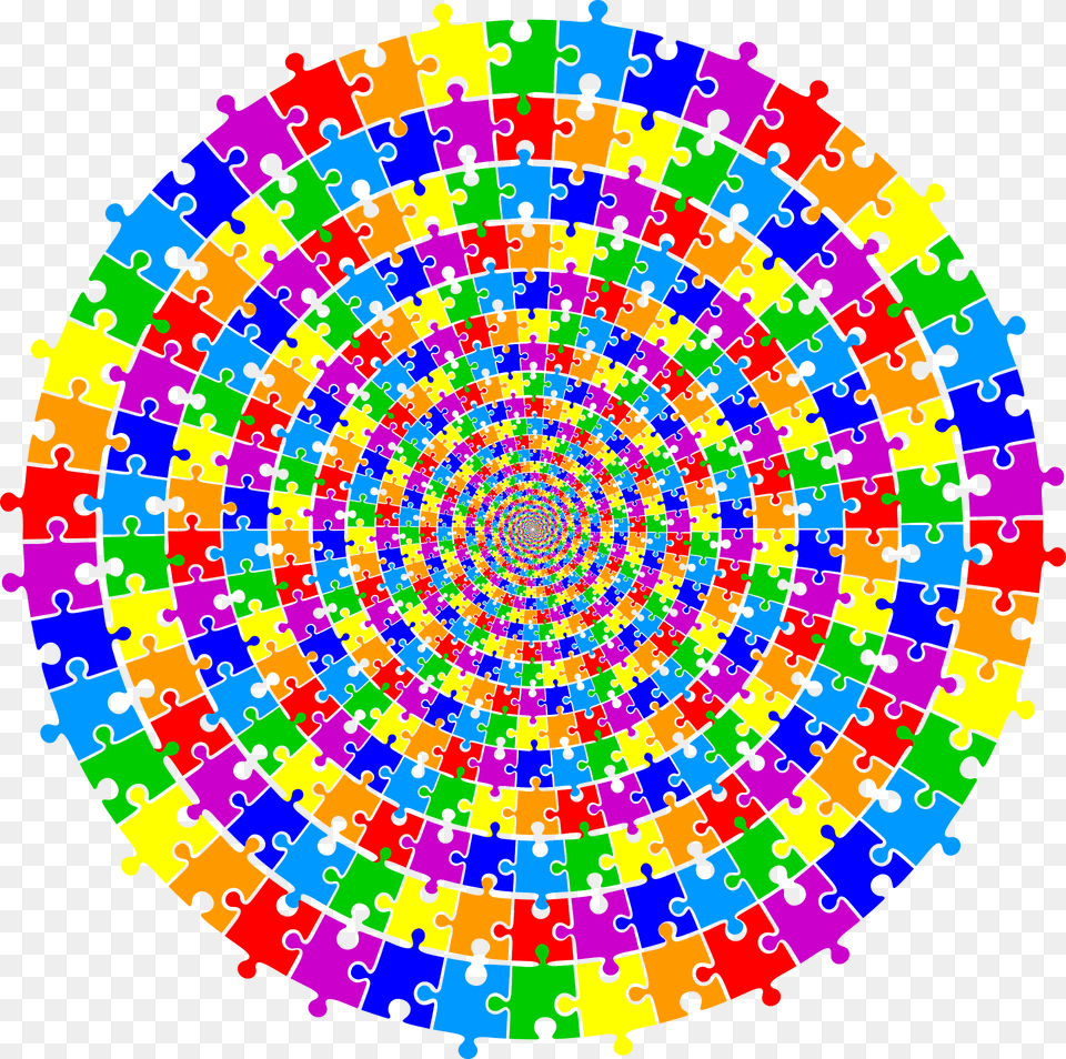Jigsaw Clipart, Spiral Free Png Download