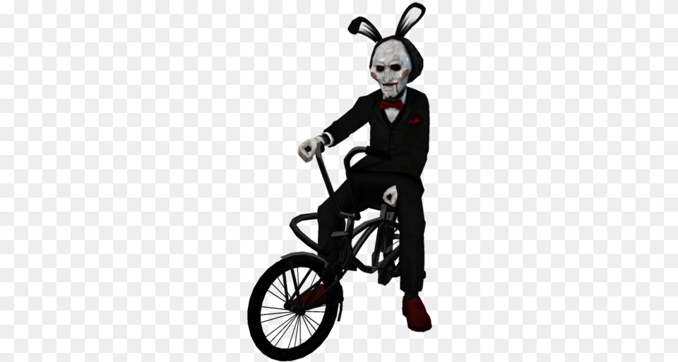 Jigsaw Doll On Bike Jigsaw On Bike, Adult, Person, Man, Male Free Png