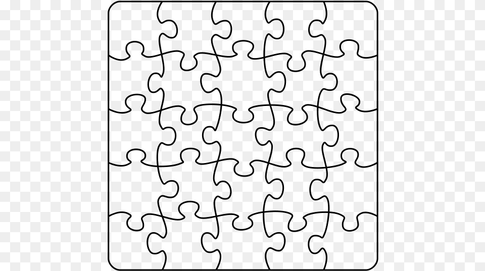 Jigsaw Puzzle A4 5 X Transparent Background Puzzle Images, Gray Png Image