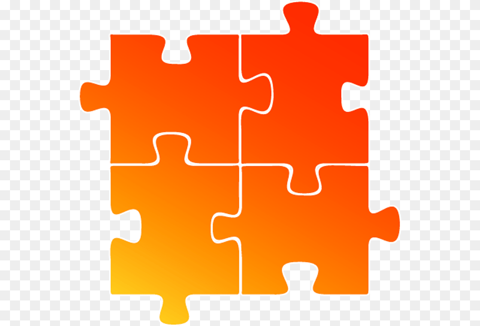Jigsaw Puzzle Pieces Orange Puzzle Piece Vector, Game, Jigsaw Puzzle Free Png