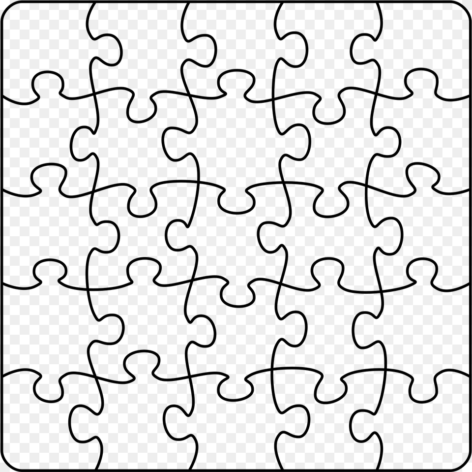 Jigsaw Puzzles Frozen Bubble Tangram Clip Art Transparent Background Puzzle, Gray Png Image