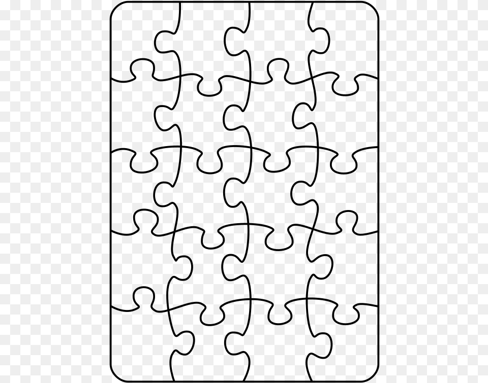Jigsaw Puzzles Template Puzzle Video Game Puzzle 20 Pieces, Gray Png Image